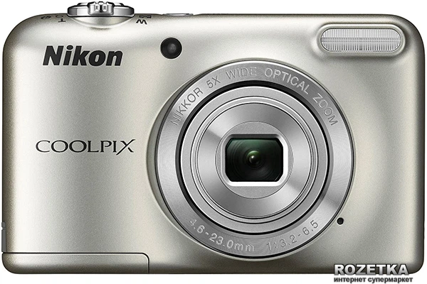 Фотоаппарат Nikon Coolpix L29 Silver (VNA680E1) купить на ROZETKA
