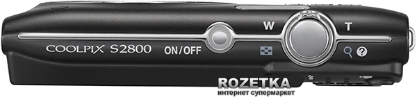 Фотоаппарат Nikon Coolpix S2800 Black (VNA571E1) купить на ROZETKA