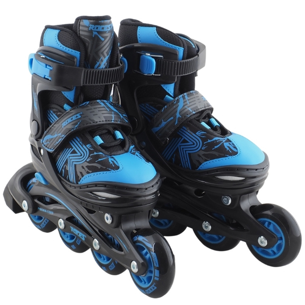 Роликові ковзани Roces Jokey 3.0 Boy 400845 01 EU 38-41 Чорний з синім (8020187898155) - зображення 1