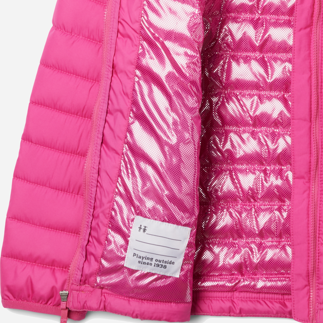 Підліткова зимова куртка для дівчинки Columbia Powder Lite II Hooded Jacket 2090043695 152-158 см Рожева (195981310023) - зображення 3