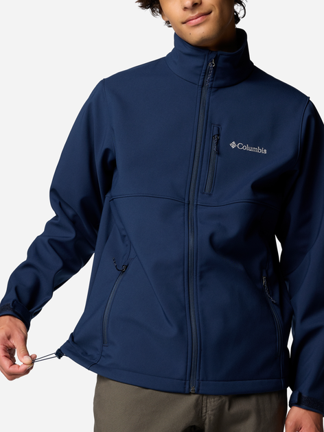 Вітровка чоловіча Columbia Ascender Softshell Jacket 1556534467 XXL Темно-синя (195981378351) - зображення 4