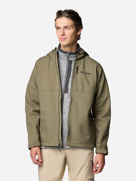 Вітровка чоловіча Columbia Ascender II Hooded Softshell Jacket 2090454397 S Оливкова (195981097108) - зображення 3