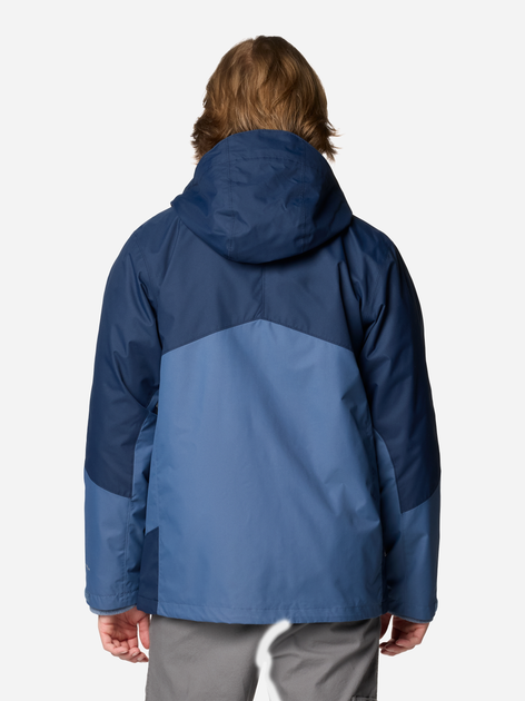 Kurtka jesienna męska z kapturem Columbia Bugaboo III Fleece Interchange Jacket 2096904478 M Granatowa (195980982146) - obraz 2