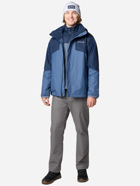Куртка демісезонна з капюшоном чоловіча Columbia Bugaboo III Fleece Interchange Jacket 2096904478 M Темно-синя (195980982146) - зображення 3