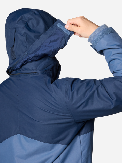 Куртка демісезонна з капюшоном чоловіча Columbia Bugaboo III Fleece Interchange Jacket 2096904478 M Темно-синя (195980982146) - зображення 7