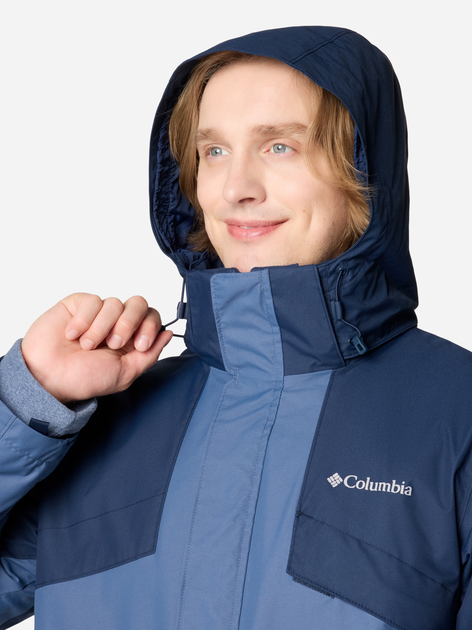 Куртка демісезонна з капюшоном чоловіча Columbia Bugaboo III Fleece Interchange Jacket 2096904478 M Темно-синя (195980982146) - зображення 8