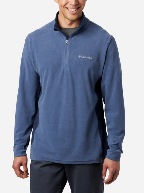 Bluza męska nierozpinana streetwear Columbia Klamath Range II Half Zip 1352472479 S Granatowa (192660726250) - obraz 1