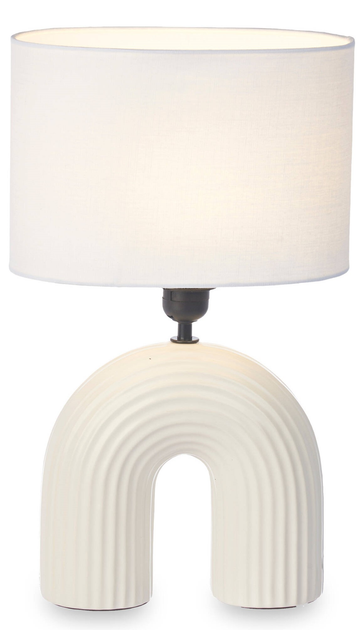 Настільна лампа Giftdecor керамічна Bridge 41 см White (8430852914774) - зображення 3