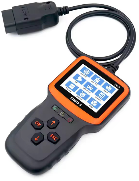 Автосканер Xiamen V317 диагностический автомобильный адаптер OBD-2 (PH051042) - изображение 2