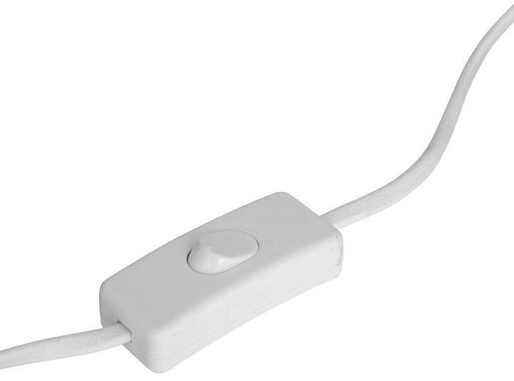 Lampa stołowa Atmosphera Vania z białym abażurem i drewnianą podstawą 28 cm White (3560232731723) - obraz 4