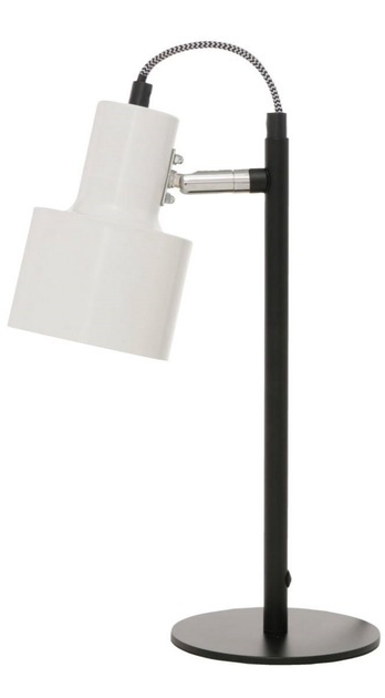 Lampa stołowa Boltze Home Riva metalowa 36 cm z regulowanym abażurem (4066076242955) - obraz 1