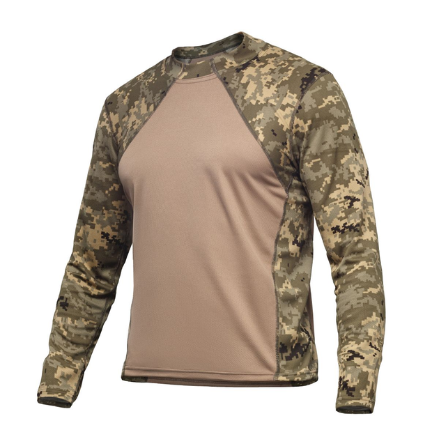 Тактична сорочка Base Ukrarmor Combat Shirt із довгим рукавом. Піксель (мм-14) L - зображення 1