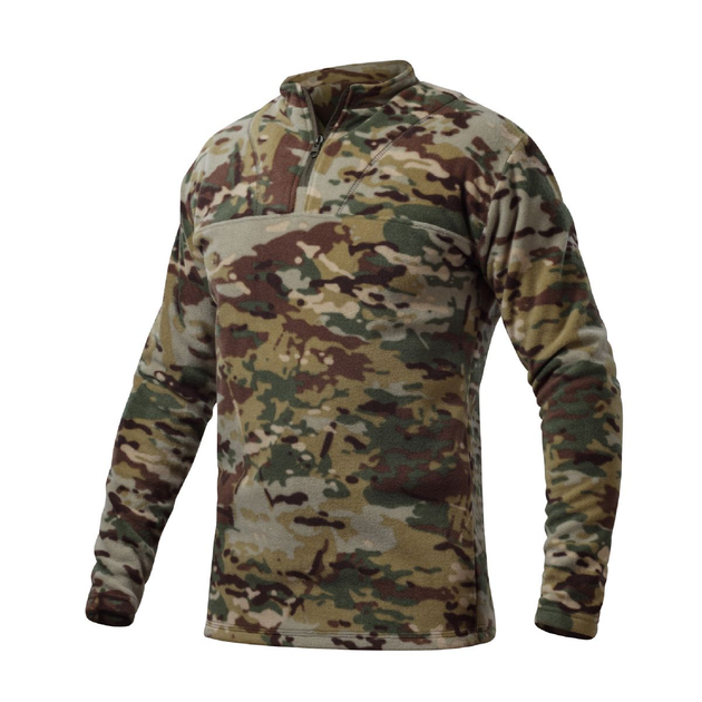 Флисовая тактическая кофта Ukrarmor Garrison Fleece Multicam. Temperature control, polyester L - изображение 1