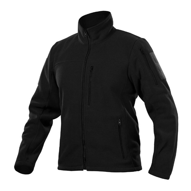 Флісова кофта Ukrarmor Patrol Pullover Fleece Black. Поліестер, windproof (500886/XL) - зображення 1