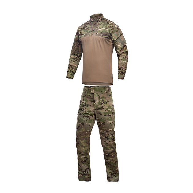 Комплект тактичного одягу Ukrarmor Base Uniform Set (BUS). Мультикам. S - зображення 1