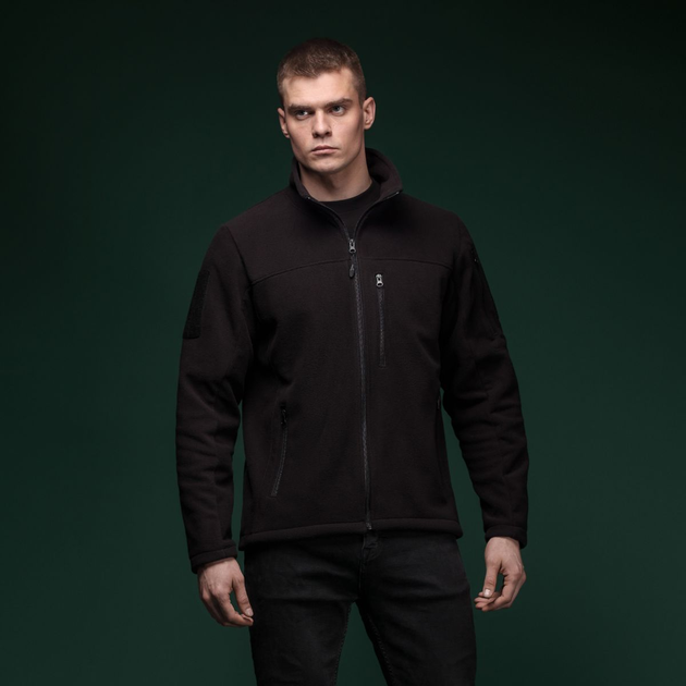 Флісова кофта Ukrarmor Patrol Pullover Fleece Black. Поліестер, windproof M - зображення 2