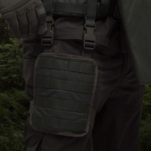 Платформа на стегно Ukrarmor (S/M). Cordura 500D. Кріплення Molle. Олива - зображення 2