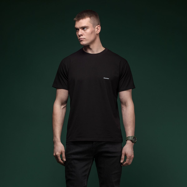 Комплект футболок Basic Ukrarmor Military T-shirt. Материал Cottone/Elastane, черный XL - изображение 2