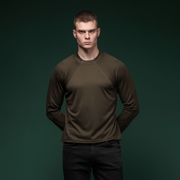 Тактическая рубашка Base Ukrarmor Combat Shirt с длинным рукавом. Олива M - изображение 2