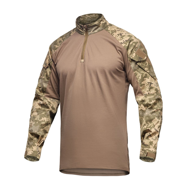 Боевая рубашка TAC-24 Ukrarmor ACS Pixel (MM-14). Army Combat Shirt. Технология Near-Infrared Reflectance XXL/Long - изображение 1