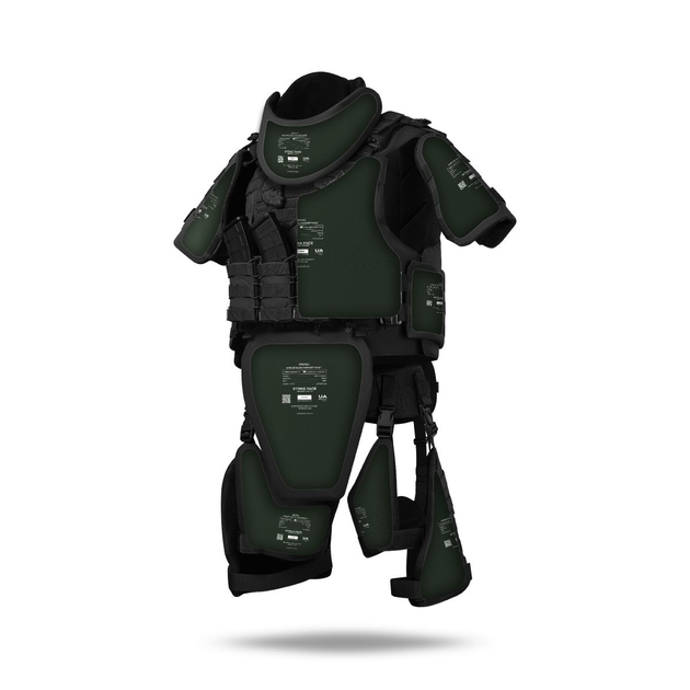 Бронекостюм A.T.A.S. (Advanced Ukrarmor Tactical Armor Suit) Level I. Класс защиты – 1. Черный. L/XL - изображение 2