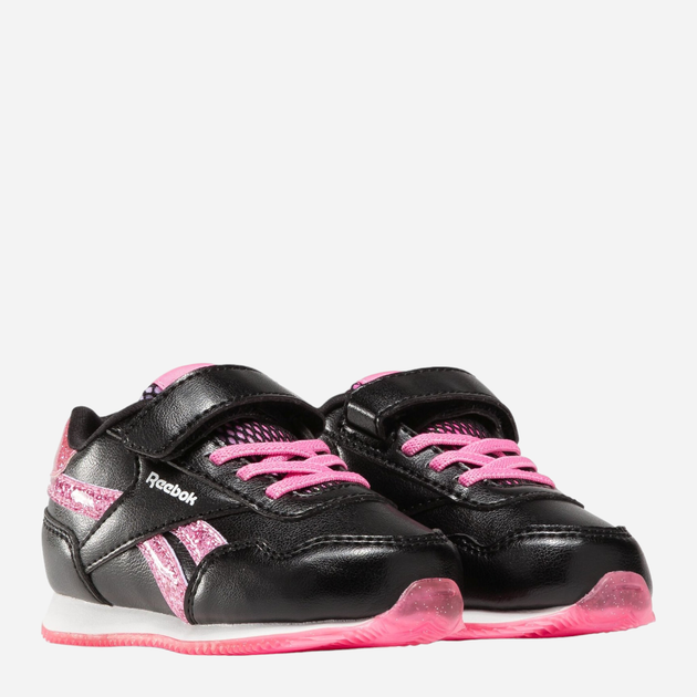 Дитячі кросівки для дівчинки Reebok Royal Cl Jog 100075178 24 Чорні (1200143262290) - зображення 2