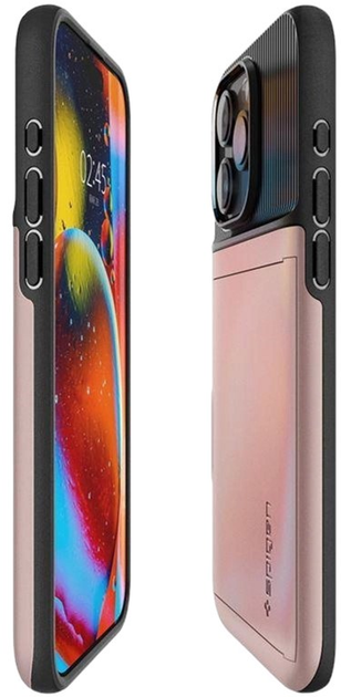 Etui Spigen Slim Armor CS do iPhone 15 Pro Max Rose Gold (8809896749398) - obraz 5