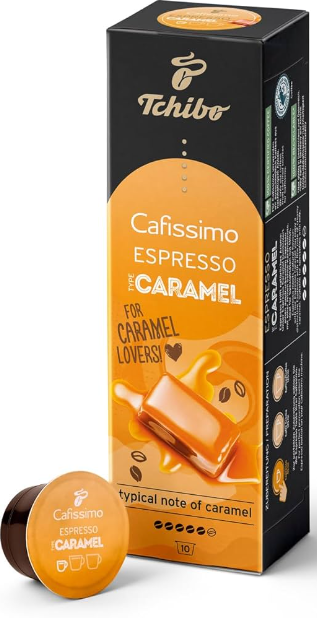 Кофе в капсулах Tchibo Cafissimo Caffitaly Espresso Caramel - Фото 1 Кофе в капсулах Tchibo Cafissimo Caffitaly Espresso Caramel - изображение 1