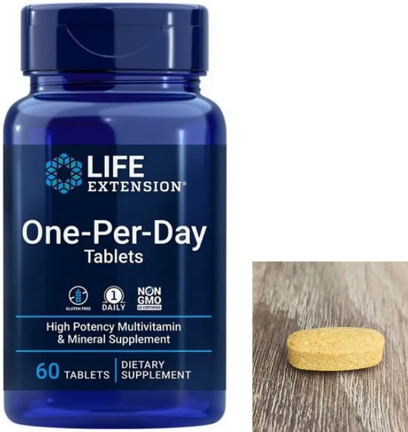 Вітаміни Life Extension One-Per-Day Tablets 60 tab - зображення 2