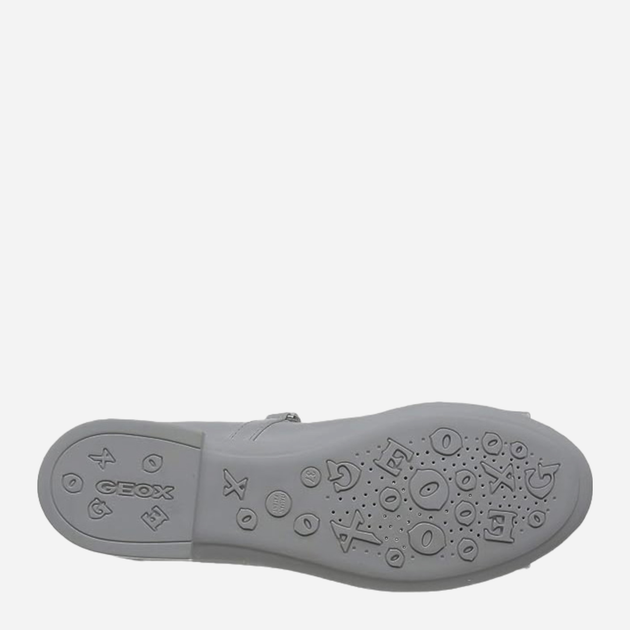Підліткові шкіряні туфлі для дівчинки Geox J0255B00044 35 Білі (8054730495263) - зображення 6