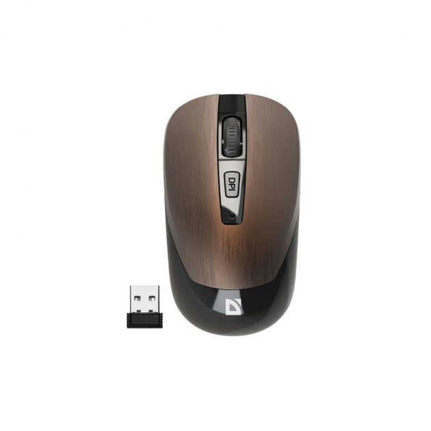 Мышка Defender Wave MM-995 Silent Wireless Bronze (52992)[11532] - изображение 1