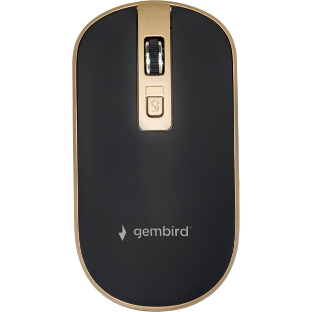 Мышка Gembird MUSW-4B-06-BG Wireless -Gold (MUSW-4B-06-BG)[11306] - изображение 1