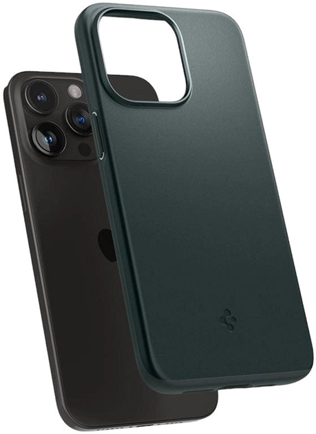 Панель Spigen Thin Fit для iPhone 15 Pro Green (8809896750219) - зображення 2