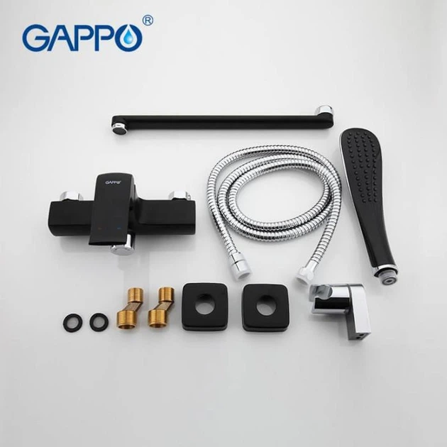 Смеситель для ванны Gappo G2250 черный, латунь - изображение 3