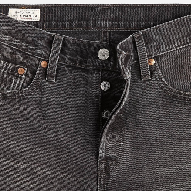 Jeansy regular fit damskie Levi's 501 90S A1959-0022 28-30 Czarne (5401105994259) - obraz 7
