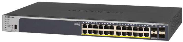 Przełącznik Netgear ProSafe 24x 1GB PoE+ Ethernet, 4x 1GB SFP Managed (GS728TPP-300EUS) - obraz 3