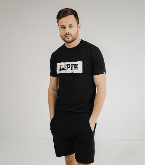 Мужская футболка с надписью DEPKT - HECTOR - 40271 - XXL - Черный - Фото 1 Мужская футболка с надписью DEPKT - HECTOR - 40271 - XXL - Черный - изображение 1