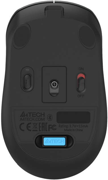Мышь A4Tech Air2 FB26CS Wireless/Bluetooth Smoky Grey (4711421999090) - изображение 4