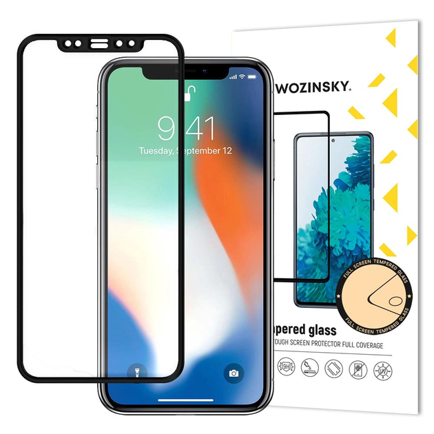 Захисне скло Wozinsky Full Glue Case Friendly для Apple iPhone 11 / iPhone XR Black (7426825353771) - зображення 1