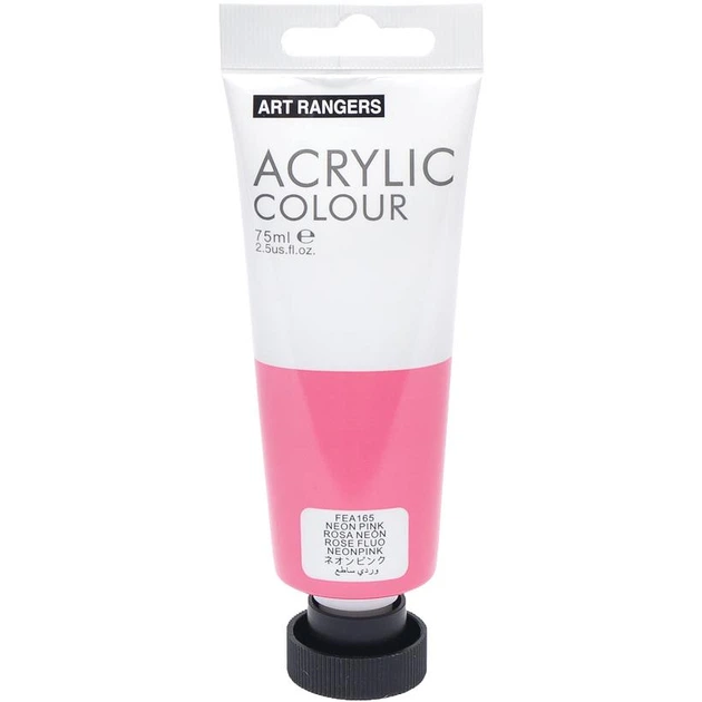 Художня акрилова фарба Art Ranger Acrylic 165 Neon pink / Неоновий рожевий 75мл. - Фото 1 Художня акрилова фарба Art Ranger Acrylic 165 Neon pink / Неоновий рожевий 75мл. - зображення 1