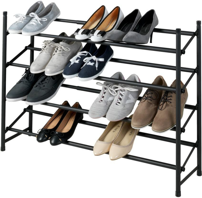 Teleskopowy stojak na buty Wenko Hero 4 poziomy 23x68x115 cm (4008838287002) - obraz 5