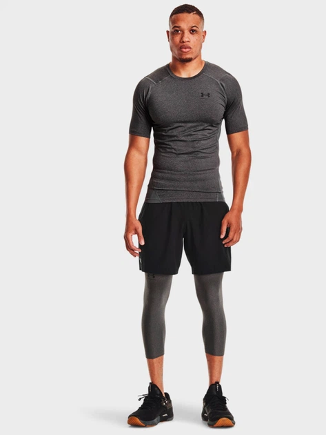 Футболка спортивная длинная мужская Under Armour HG Armour Comp SS 1361518-090 S Серая (194513999644) - Фото 3 Футболка спортивная длинная мужская Under Armour HG Armour Comp SS 1361518-090 S Серая (194513999644) - изображение 3