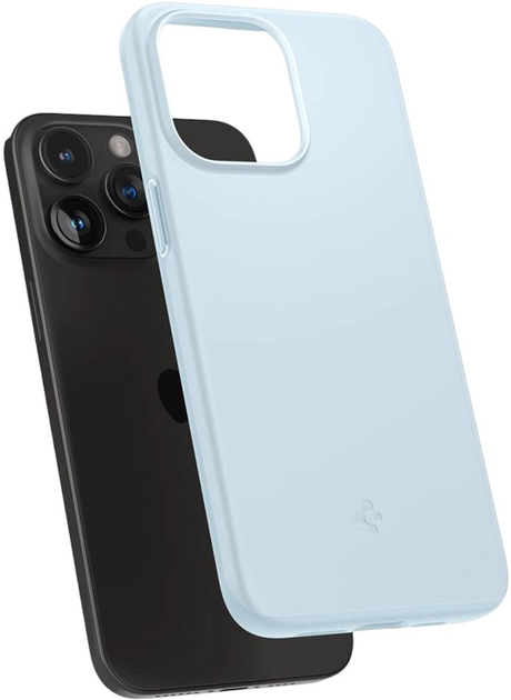 Панель Spigen Thin Fit для iPhone 15 Pro Max Mute Blue (8809896748995) - зображення 2