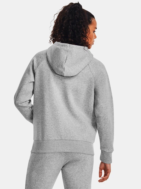 Худи теплое женское Under Armour Ua Rival Fleece Big Logo Hdy 1379501-012 S Серое (196883880492) - изображение 2
