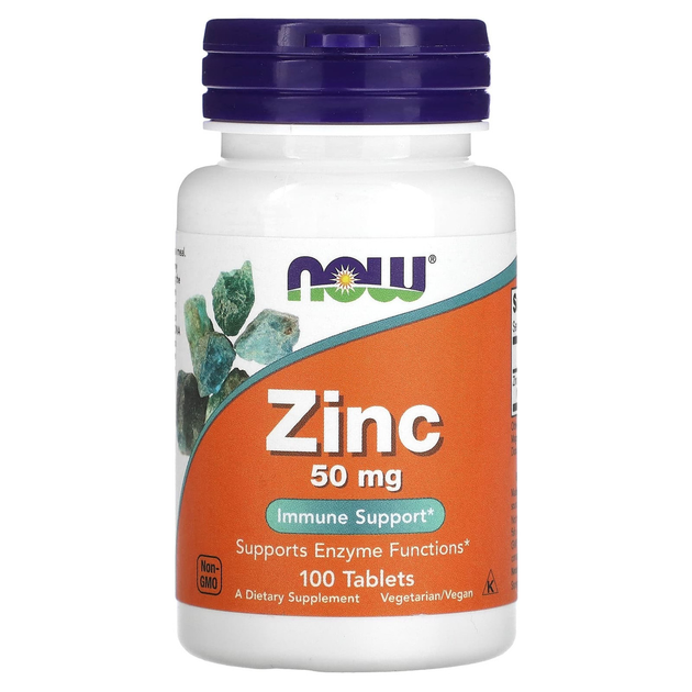 Цинк глюконат Now Foods Zinc 50 мг 100 таблеток – фото, отзывы ...