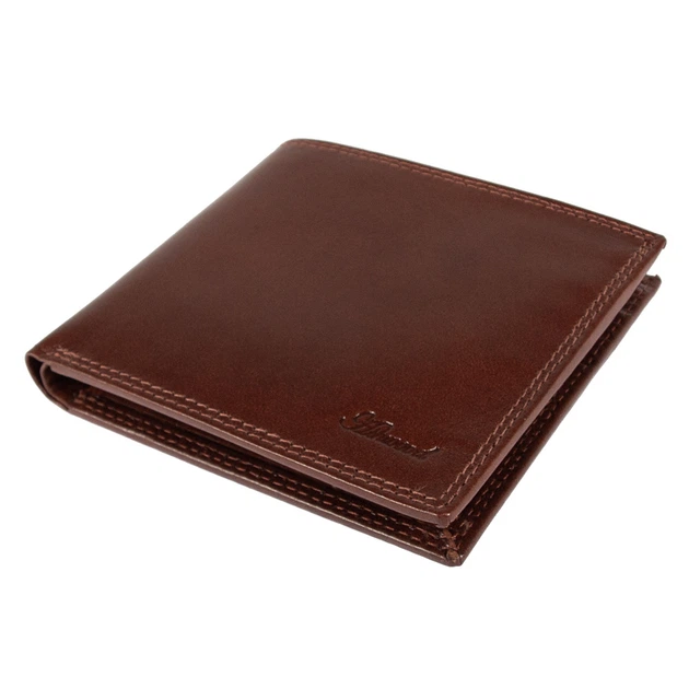 Мужской кожаный кошелек Ashwood 1211 VT Tan (Светло-коричневый) - изображение 8