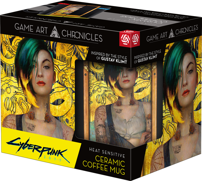 Кружка з термоактивним малюнком GOOD LOOT Game Art Chronicles Cyberpunk 2077 Judy & Gustav Klimt (5908305247654) - зображення 5