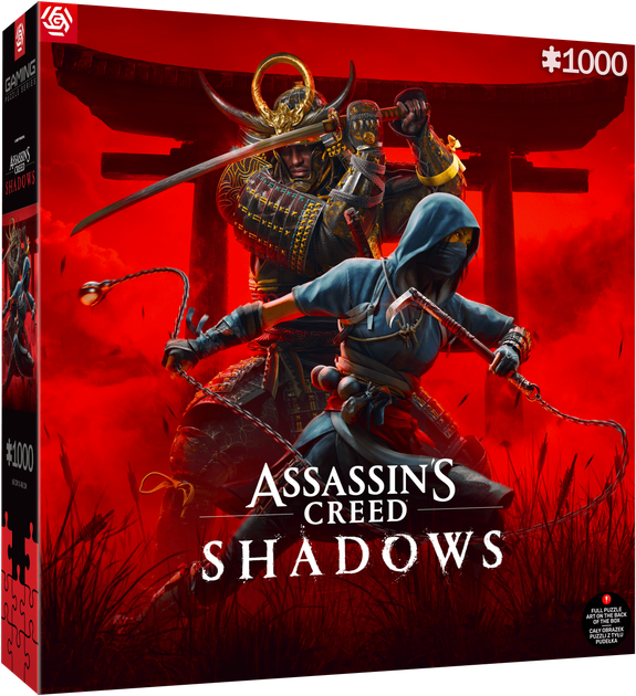 Пазл GOOD LOOT Gaming Assassin's Creed Shadows Naoe & Yasuke 1000 елементів (5908305247913) - зображення 1