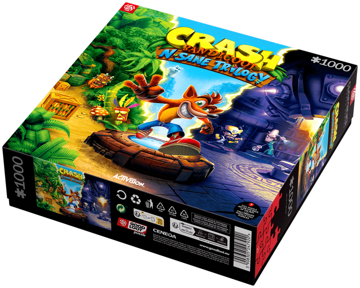 Пазл GOOD LOOT Gaming Crash Bandicoot N. Sane Trilogy 1000 елементів (5908305247920) - зображення 4