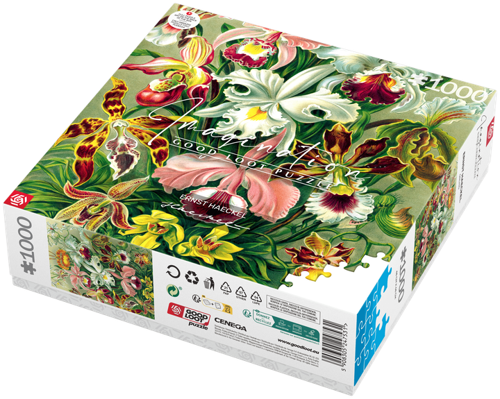 Пазл GOOD LOOT Imagination Ernst Haeckel Orchidea / Orchid 1000 елементів (5908305247531) - зображення 4